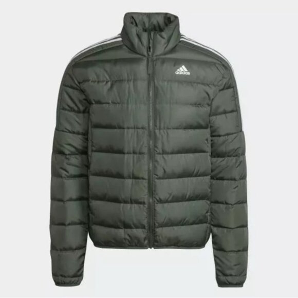 Adidas Essential Down Jacket Hiking Soccer Slim Fit HK4648 Men Size M - NWT - Picture 2 of 11